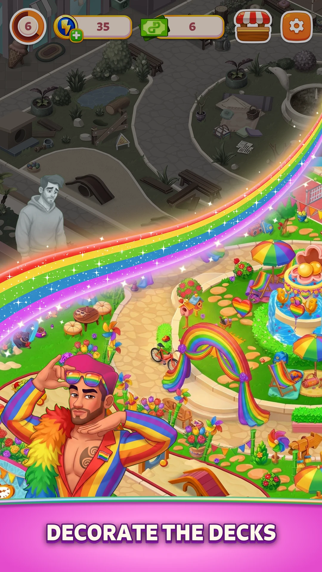 Merge Cruise: Mystery Puzzle screenshot